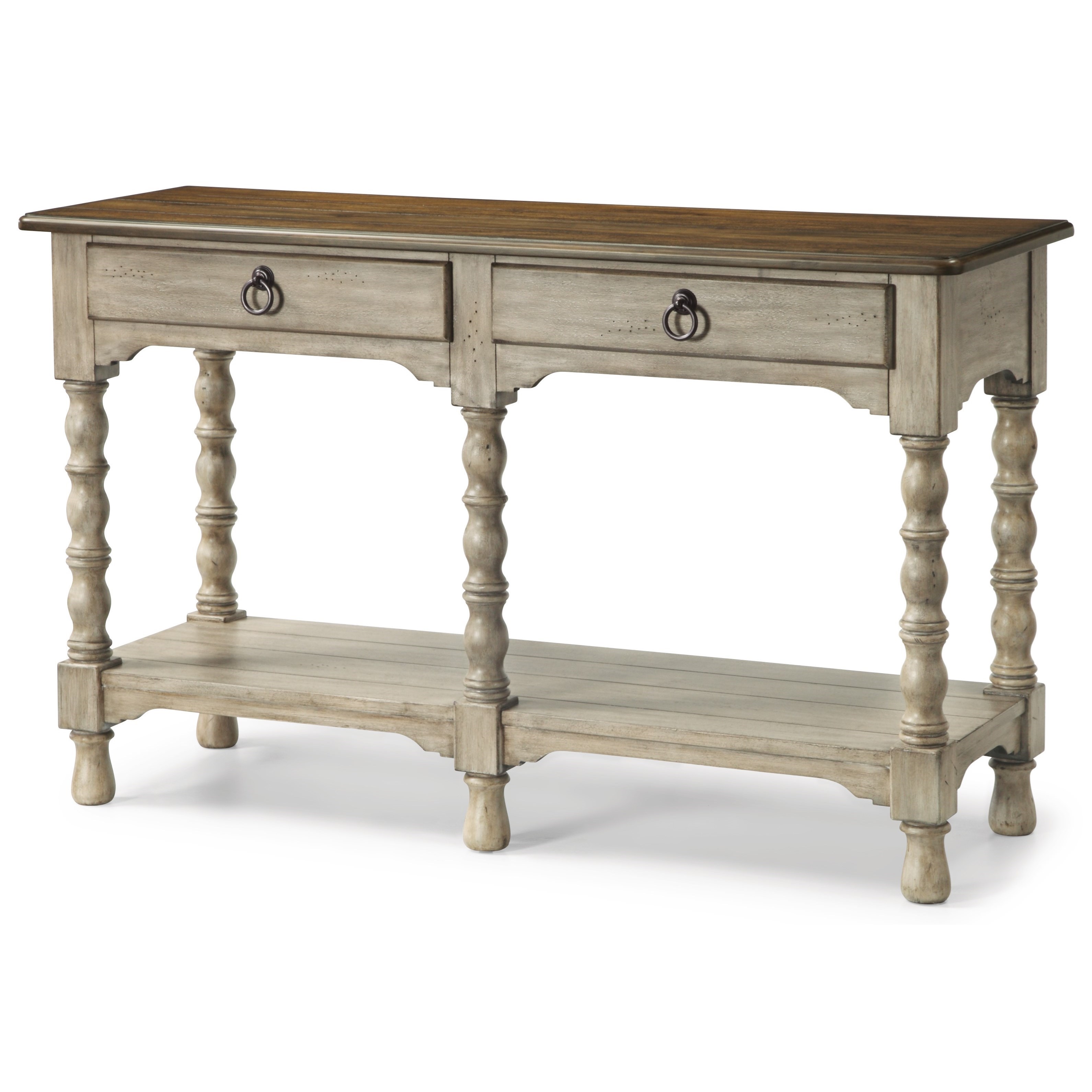 Wynwood, A Flexsteel Company Plymouth Relaxed Vintage Sofa Table with